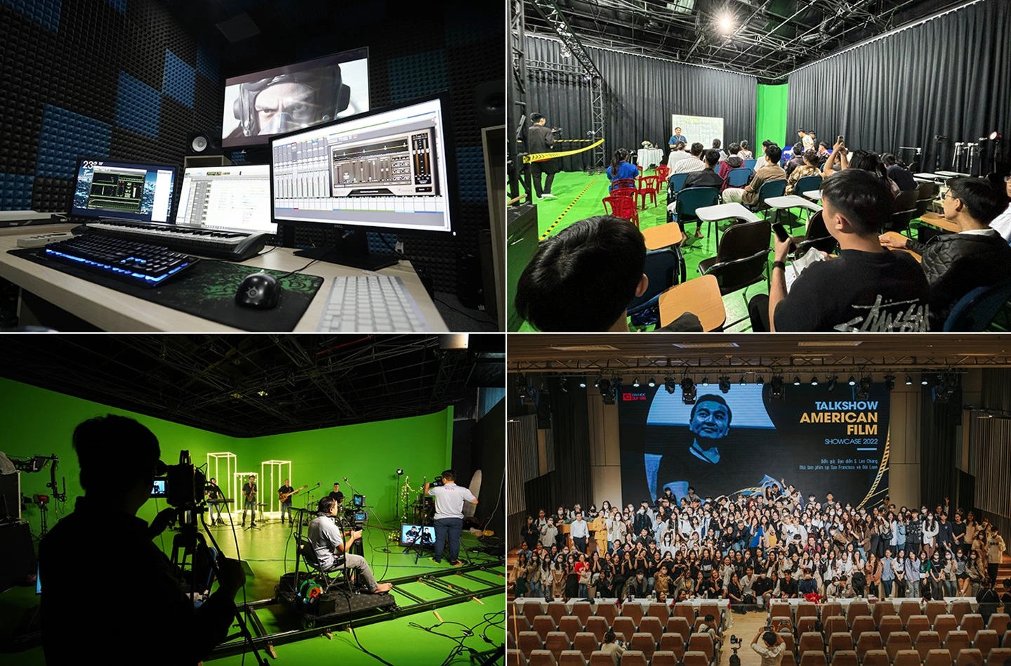 Silver Swallows Studio (SSS) có một phim trường giúp hỗ trợ đào tạo ngành Truyền thông DTU