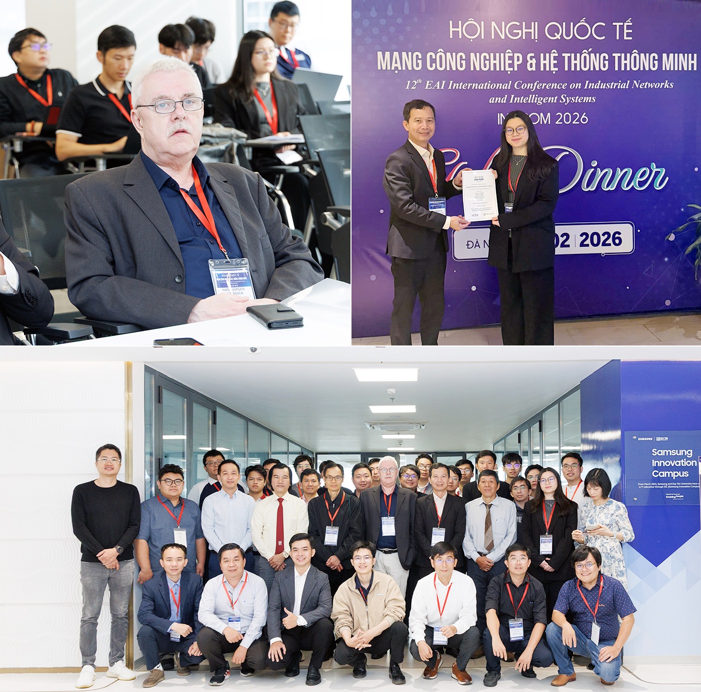 Các nhà khoa học Việt Nam và thế giới tham dự INISCOM 2026 ở Đại học Duy Tân