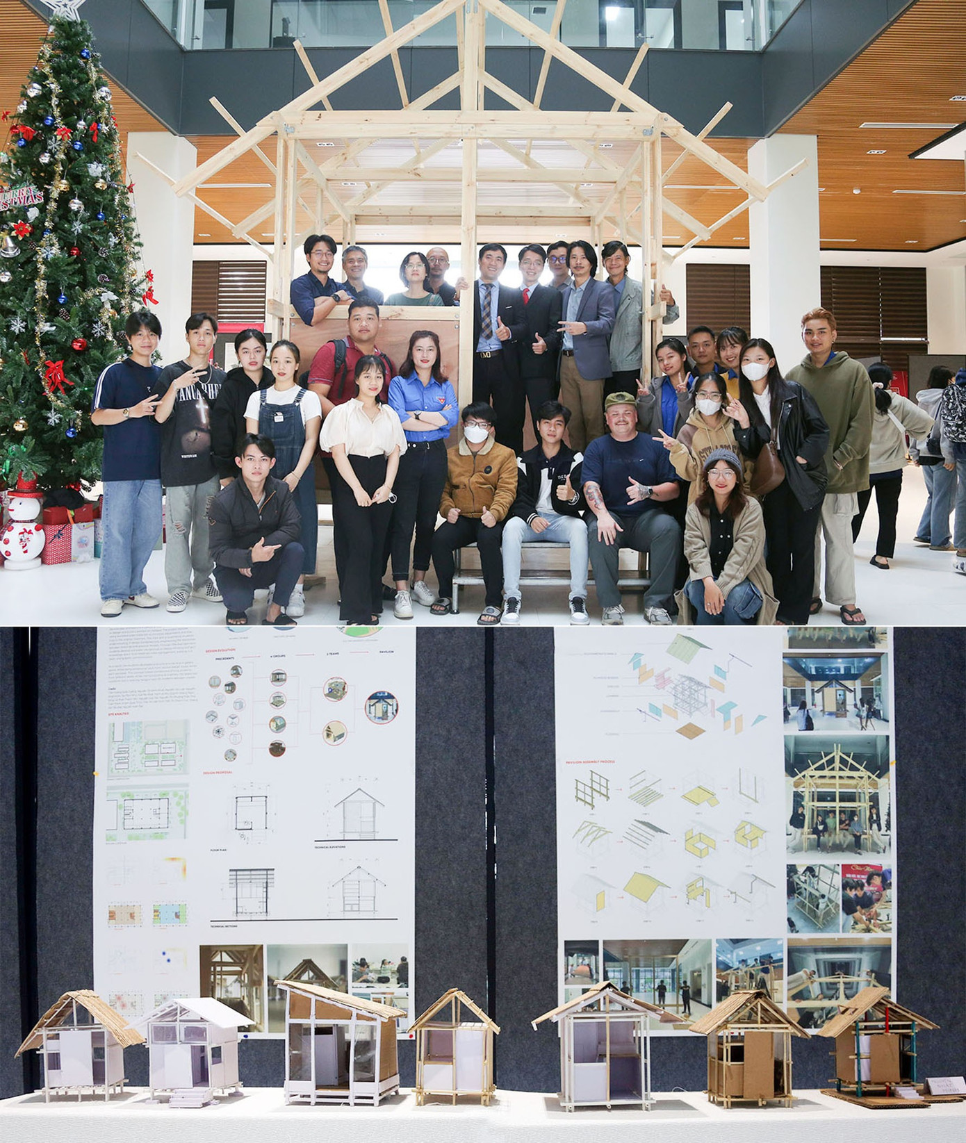 Triển lãm "Tropiceering Vietnam" tại sảnh Nhà G của ĐH Duy Tân