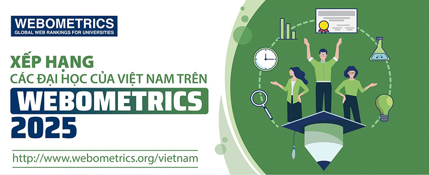 Xếp hạng các Đại học của Việt Nam trên Webometrics 2025