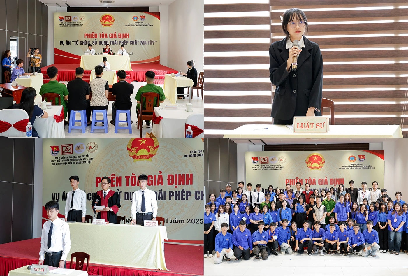 Các Phiên tòa Giả định giúp sinh viên ĐH Duy Tân 