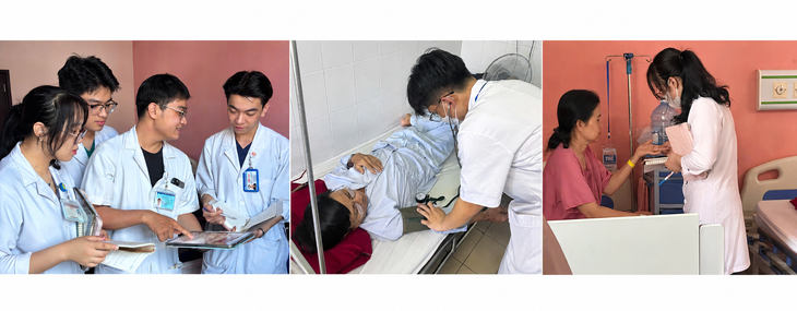 Sinh viên DTU thực tập tại Bệnh viện Trung ương Huế 