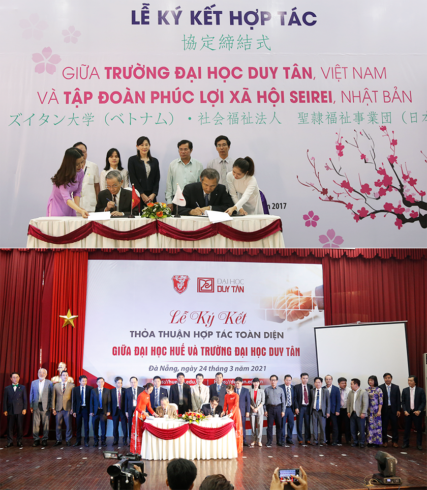 ĐH Duy Tân ký kết với nhiều đơn vị y tế và trường đại học trong và ngoài nước để nâng cao chất lượng đào tạo các ngành Y tế