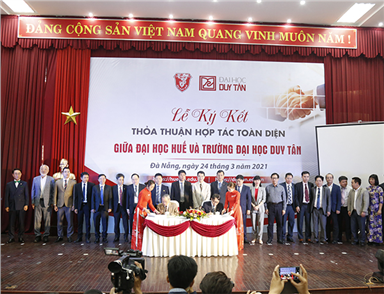 Trường Đại học Duy Tân Ký kết Hợp tác Toàn diện với Đại học Huế