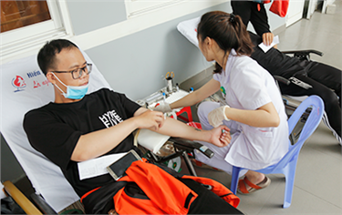 DTU Students Participate in Blood Donation Day