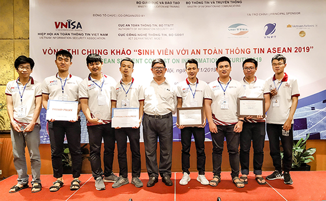 ĐH Duy Tân đoạt giải Ba cuộc thi Sinh viên an toàn thông tin ASEAN 2019