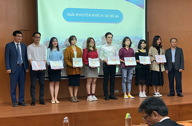 SV Duy Tân giành giải khuyến khích Giải thưởng Đồ án SV tốt nghiệp xuất sắc 2019