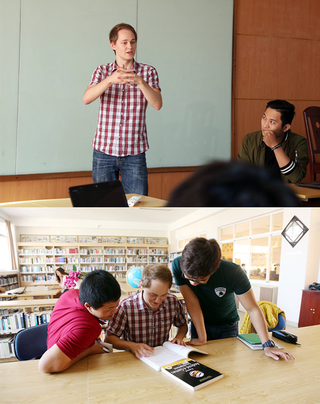 Sinh viên nước ngoài học tại Đại học Duy Tân
